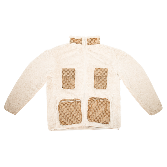 Fluffy Fleece Jacket (Off White)