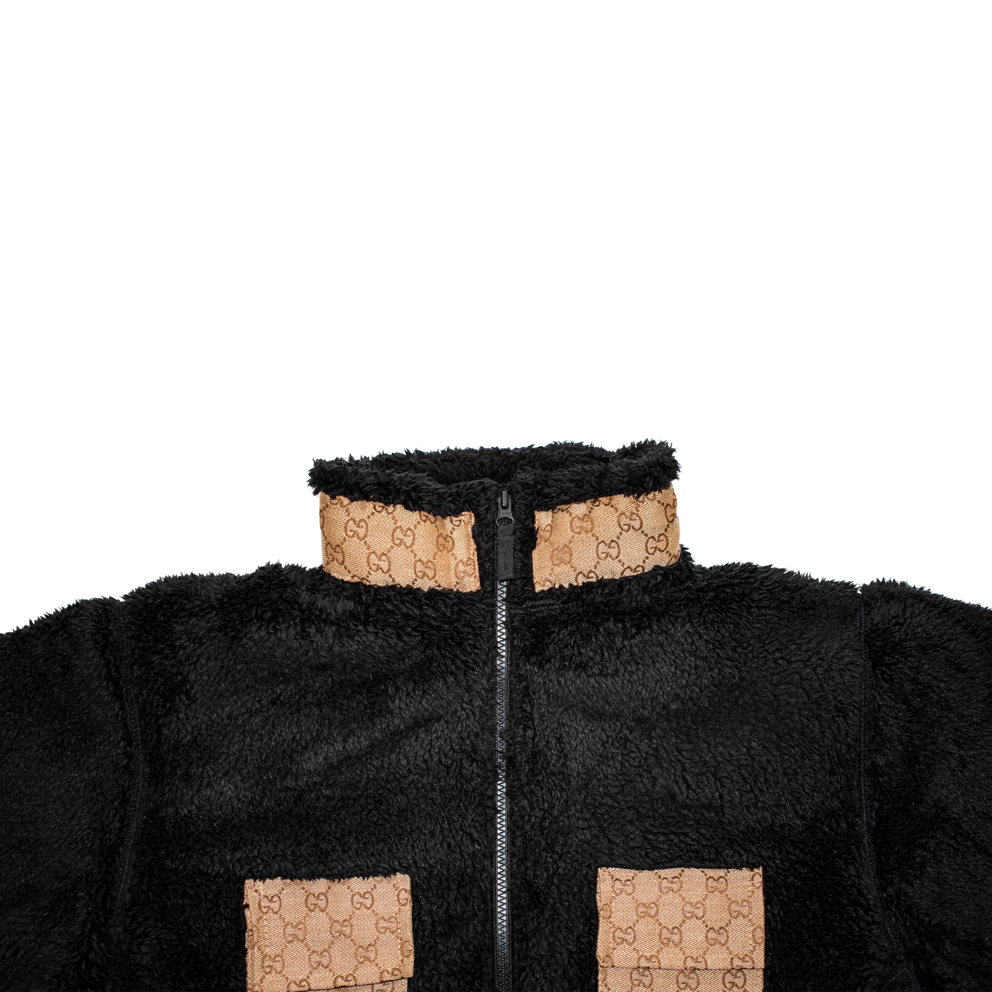 Fluffy Fleece Jacket (Black)