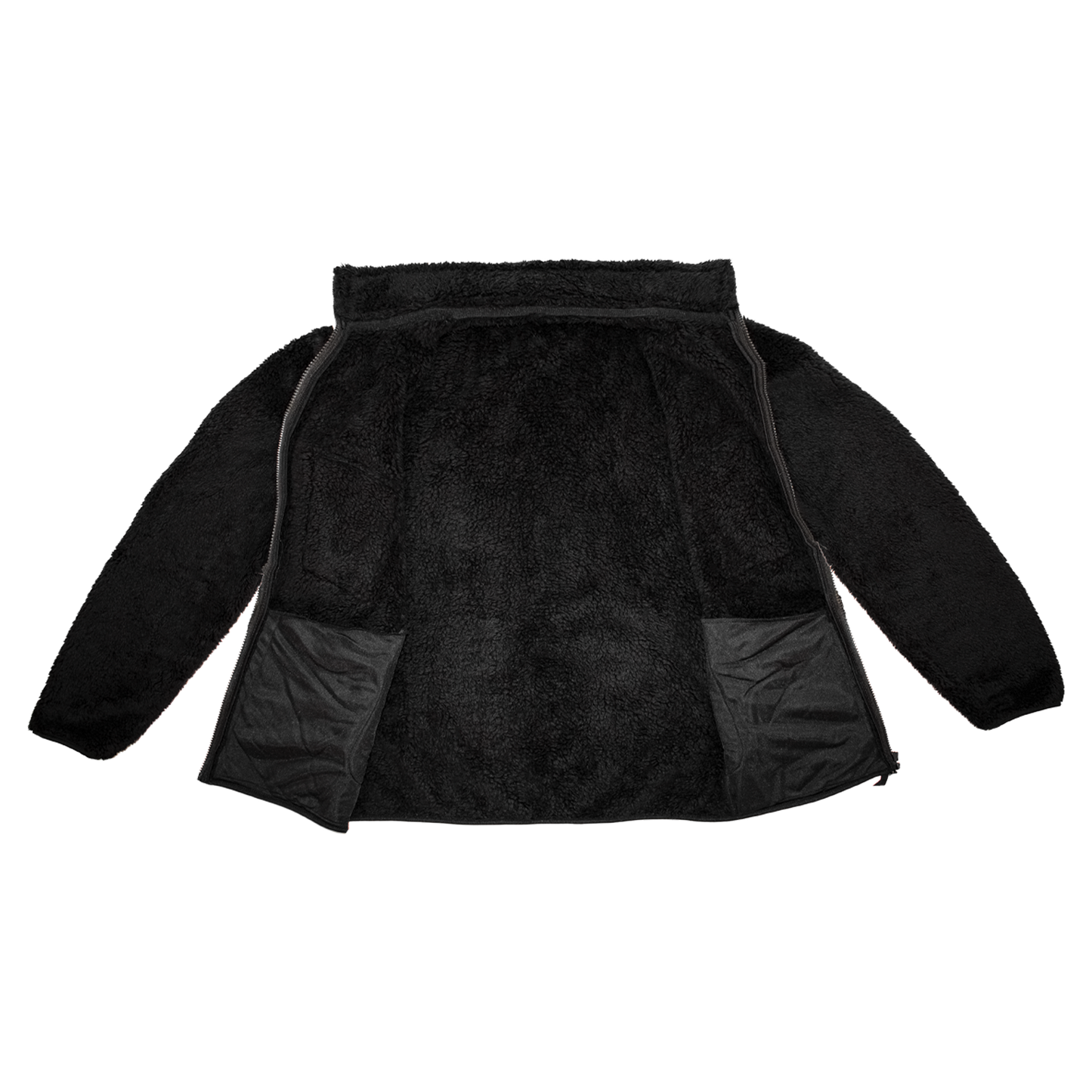 Fluffy Fleece Jacket (Black)